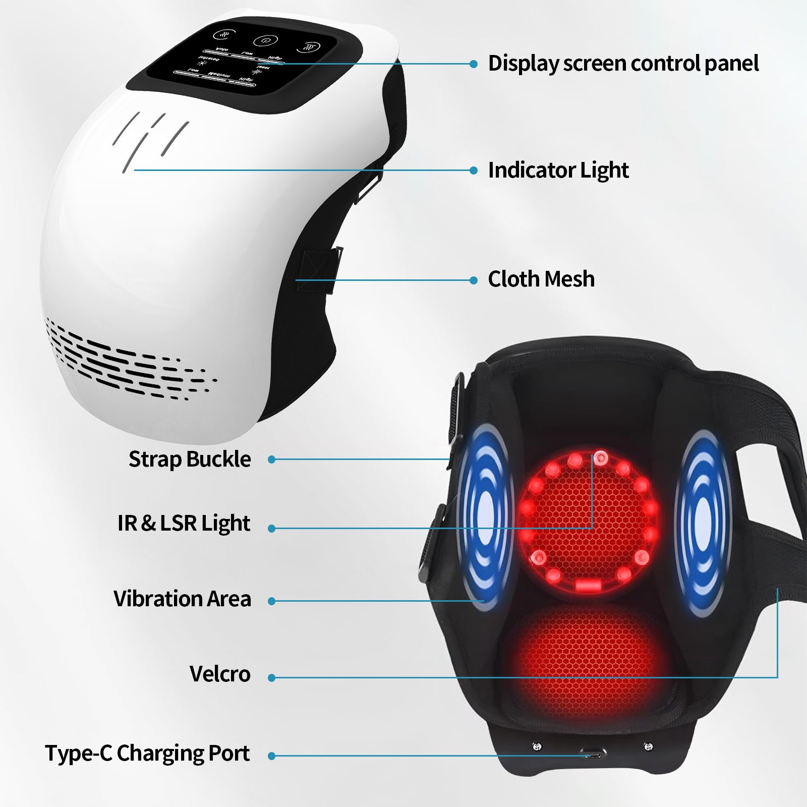 Intelligent knee massager